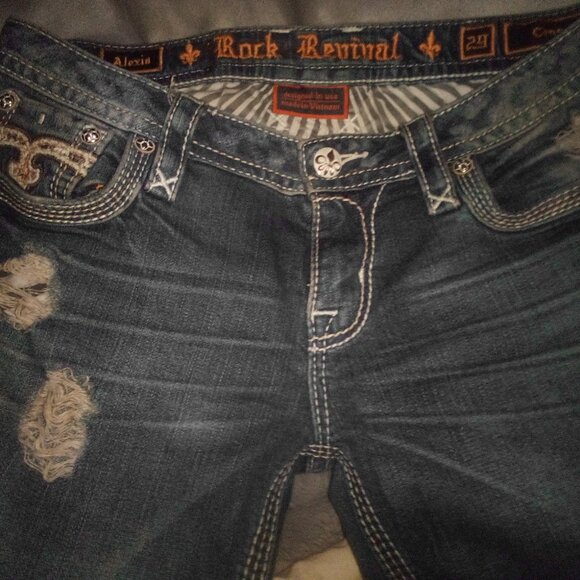 Rock revival Alexia Capri jeans - Picture 4 of 6